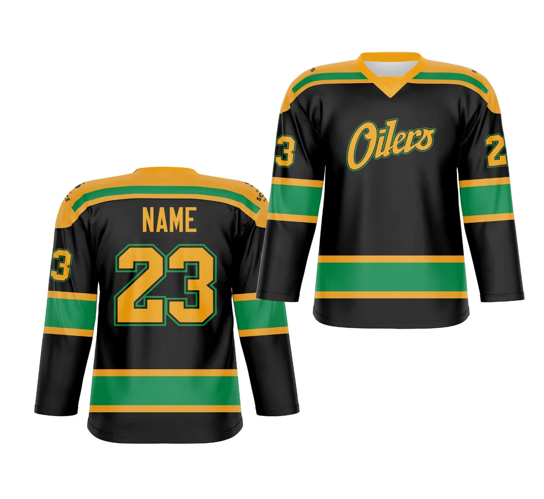 Okotoks Oilers jerseys — black