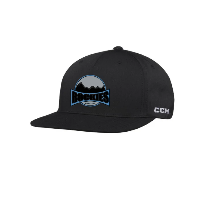Embroidered High Country Rockies flat-brim cap